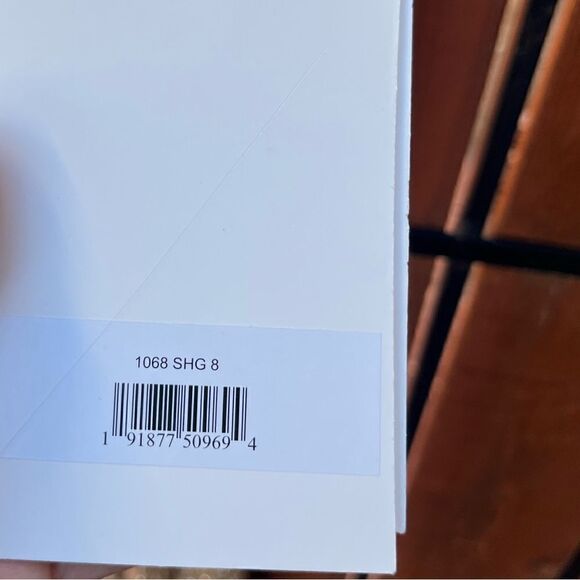 Mac Duggal sequined high slit evening gown shimmering gold size 8 NWT - Picture 11 of 11